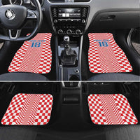 Custom Croatia Football Car Mats Vatreni Hrvatska Sporty Style - Wonder Print Shop