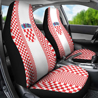 Croatia Football Car Seat Cover Vatreni Hrvatska Sporty Style - Wonder Print Shop