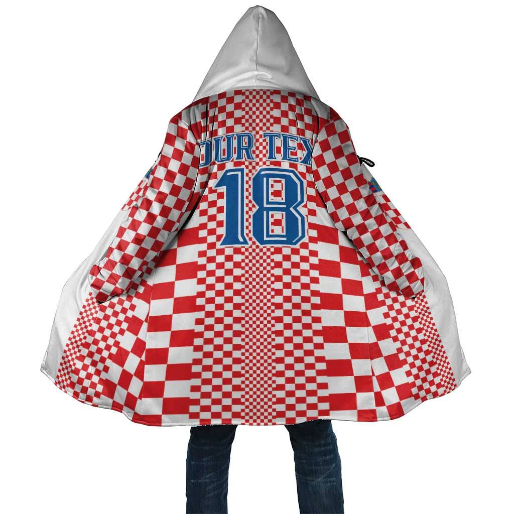 Custom Croatia Football Cloak Vatreni Hrvatska Sporty Style - Wonder Print Shop