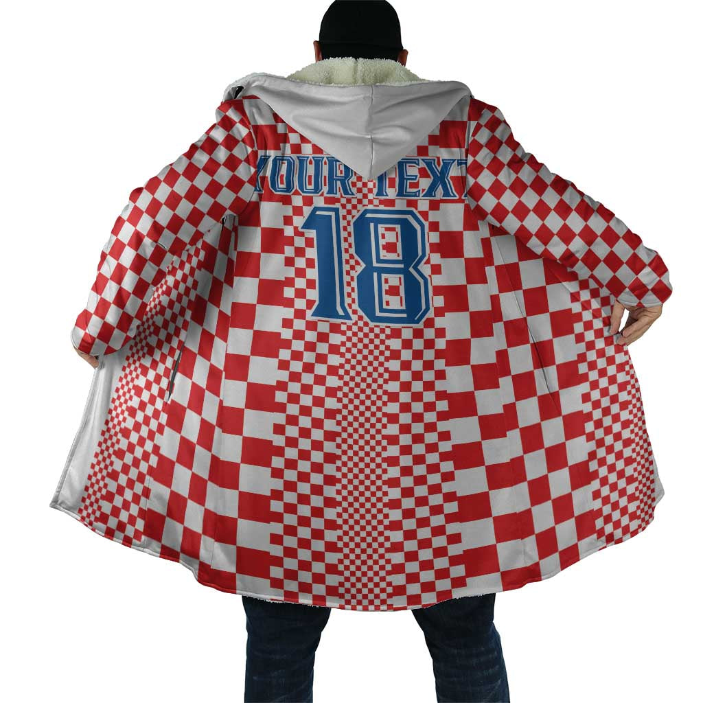 Custom Croatia Football Cloak Vatreni Hrvatska Sporty Style - Wonder Print Shop