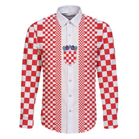 Custom Croatia Football Family Matching Puletasi and Hawaiian Shirt Vatreni Hrvatska Sporty Style - Wonder Print Shop