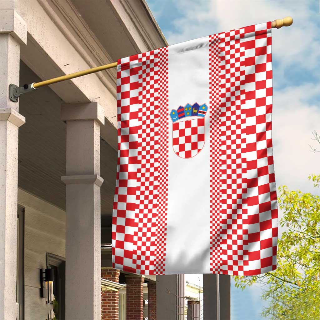 Croatia Football Garden Flag Vatreni Hrvatska Sporty Style - Wonder Print Shop