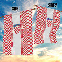 Croatia Football Garden Flag Vatreni Hrvatska Sporty Style - Wonder Print Shop