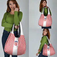 Croatia Football Grocery Bag Vatreni Hrvatska Sporty Style - Wonder Print Shop