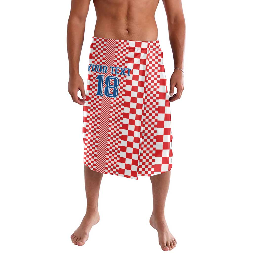 Custom Croatia Football Lavalava Vatreni Hrvatska Sporty Style - Wonder Print Shop