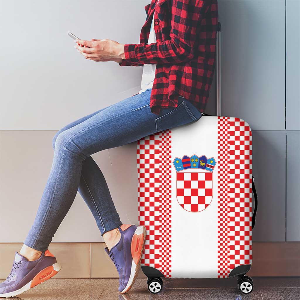 Croatia Football Luggage Cover Vatreni Hrvatska Sporty Style - Wonder Print Shop