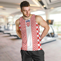 Custom Croatia Football Men Tank Top Vatreni Hrvatska Sporty Style - Wonder Print Shop
