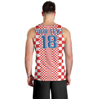 Custom Croatia Football Men Tank Top Vatreni Hrvatska Sporty Style - Wonder Print Shop