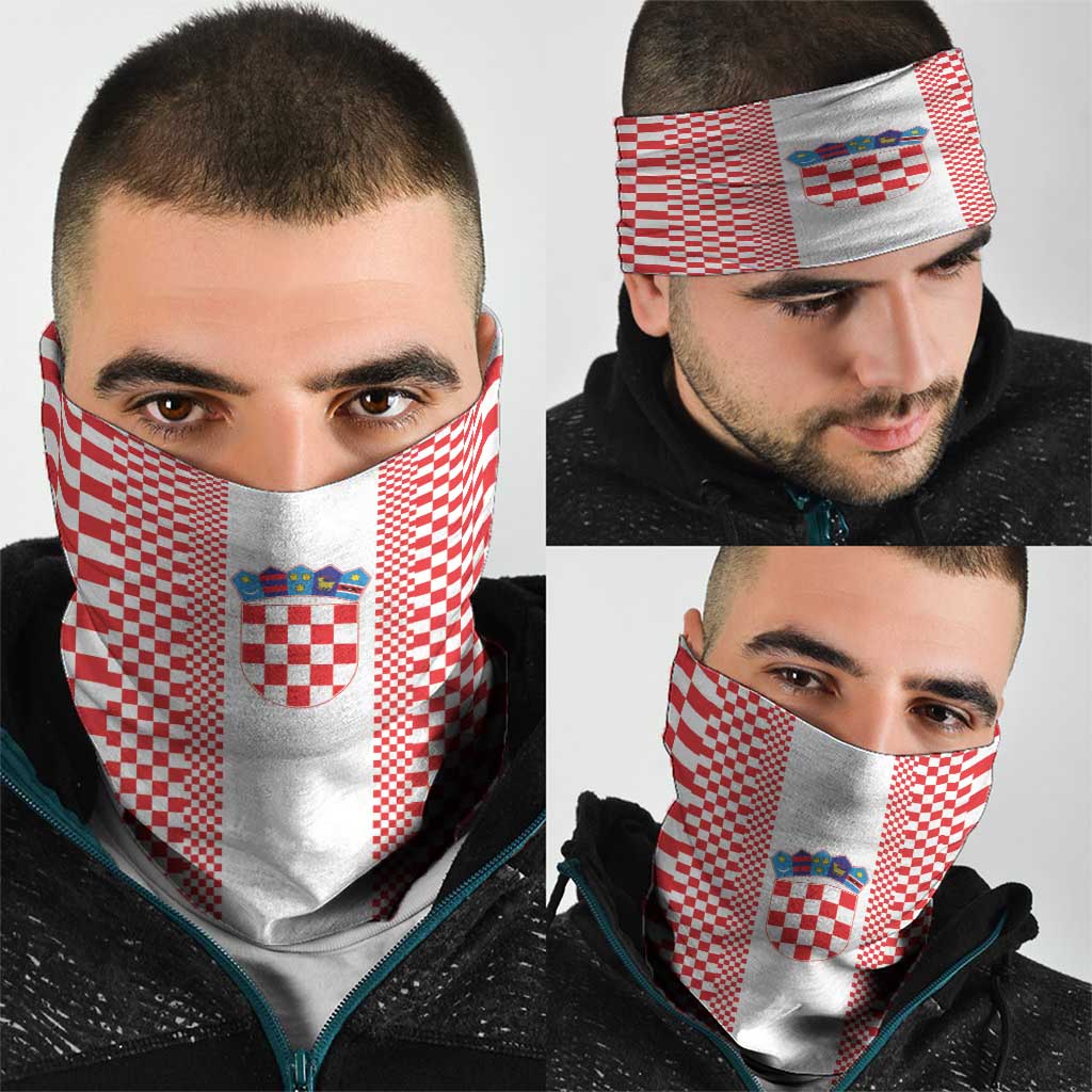 Croatia Football Neck Gaiter Vatreni Hrvatska Sporty Style - Wonder Print Shop