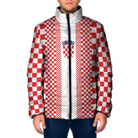Custom Croatia Football Padded Jacket Vatreni Hrvatska Sporty Style - Wonder Print Shop