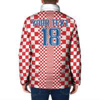 Custom Croatia Football Padded Jacket Vatreni Hrvatska Sporty Style - Wonder Print Shop