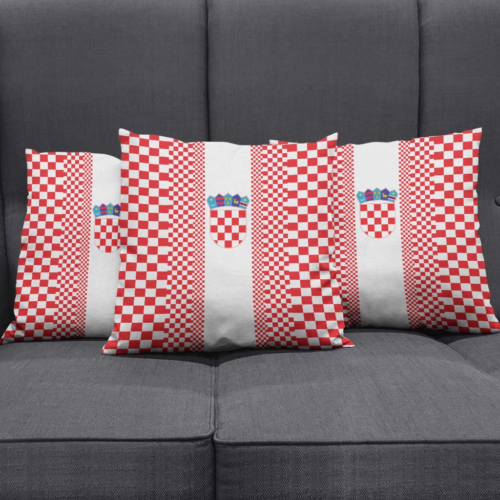 Croatia Football Pillow Cover Vatreni Hrvatska Sporty Style - Wonder Print Shop