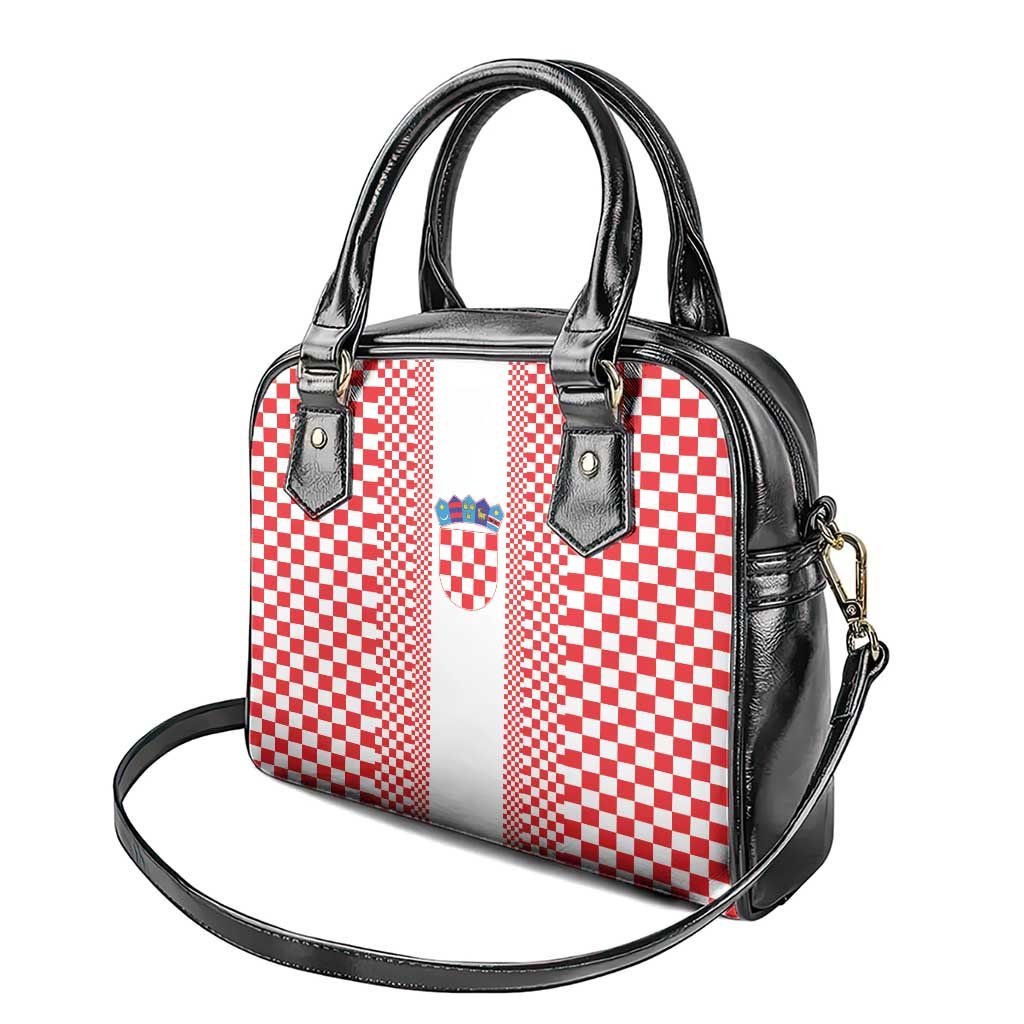 Croatia Football Shoulder Handbag Vatreni Hrvatska Sporty Style - Wonder Print Shop