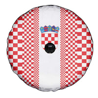 Croatia Football Spare Tire Cover Vatreni Hrvatska Sporty Style - Wonder Print Shop