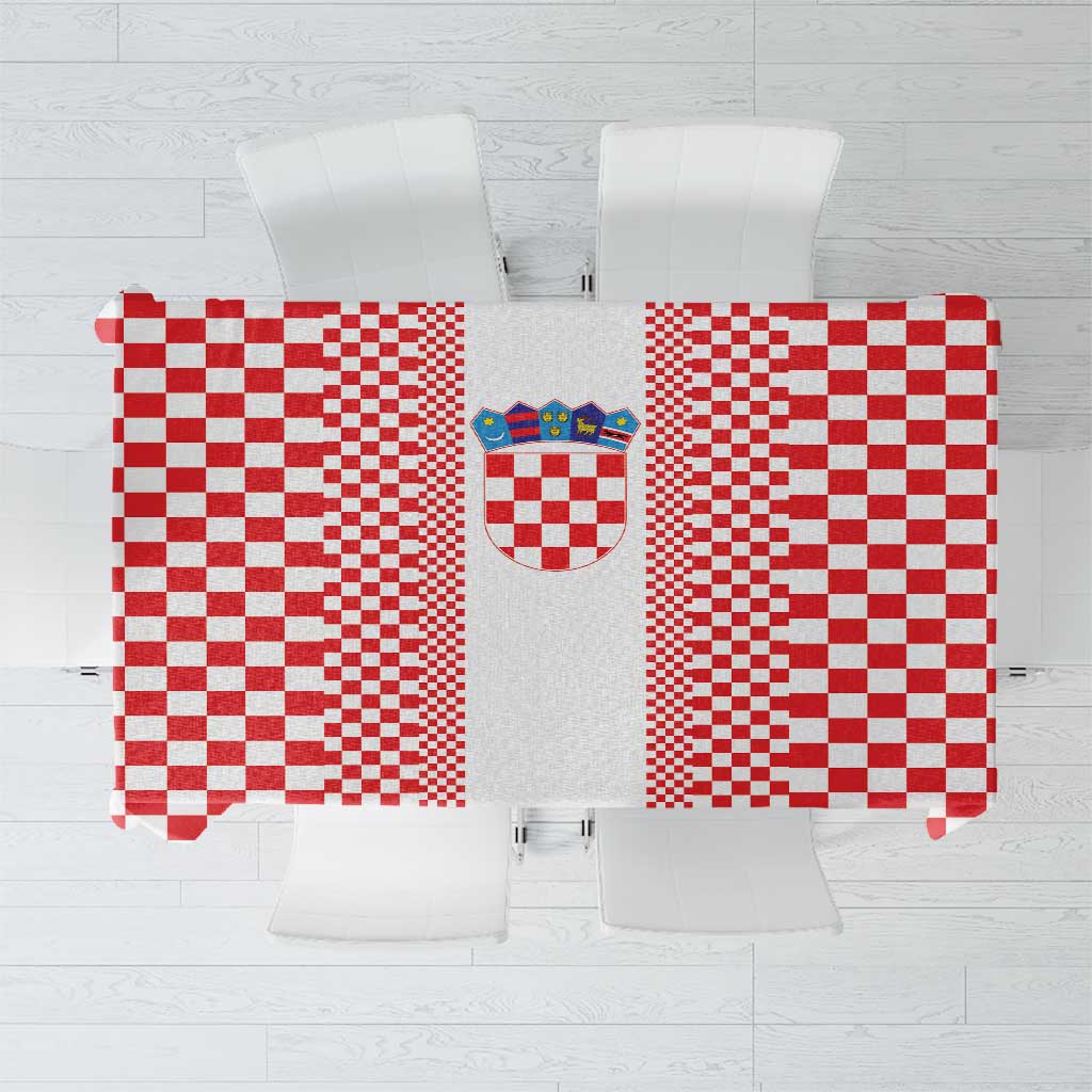 Croatia Football Tablecloth Vatreni Hrvatska Sporty Style - Wonder Print Shop