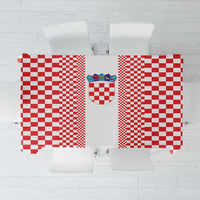 Croatia Football Tablecloth Vatreni Hrvatska Sporty Style - Wonder Print Shop
