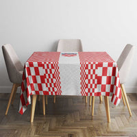 Croatia Football Tablecloth Vatreni Hrvatska Sporty Style - Wonder Print Shop