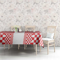 Croatia Football Tablecloth Vatreni Hrvatska Sporty Style - Wonder Print Shop