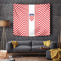 Croatia Football Tapestry Vatreni Hrvatska Sporty Style - Wonder Print Shop