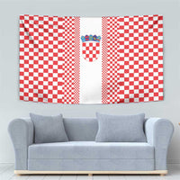 Croatia Football Tapestry Vatreni Hrvatska Sporty Style - Wonder Print Shop