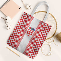 Croatia Football Tote Bag Vatreni Hrvatska Sporty Style - Wonder Print Shop