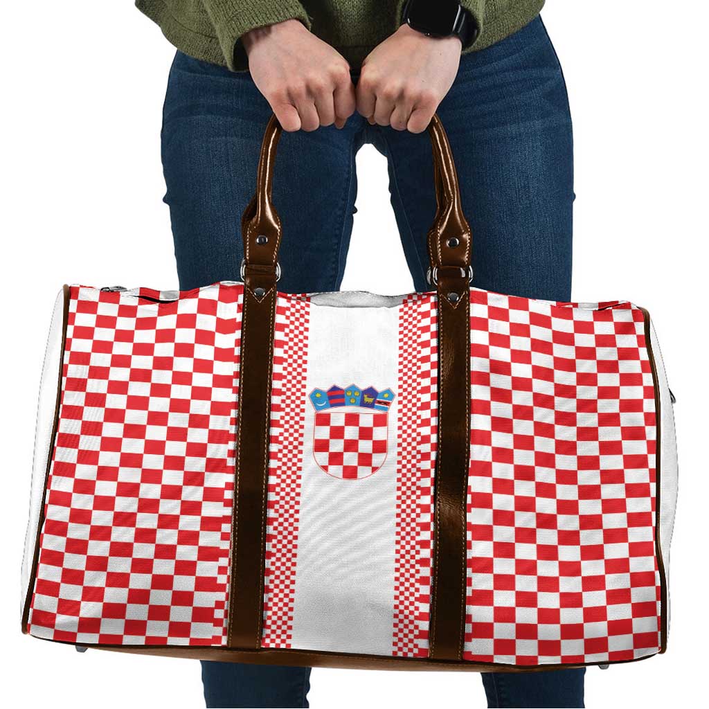Croatia Football Travel Bag Vatreni Hrvatska Sporty Style - Wonder Print Shop