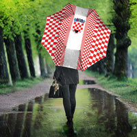 Croatia Football Umbrella Vatreni Hrvatska Sporty Style - Wonder Print Shop