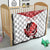 Custom England Rugby Quilt Red Rose Sporty Style - Wonder Print Shop