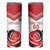 Custom England Rugby Skinny Tumbler Red Rose Sporty Style - Wonder Print Shop