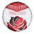 Custom England Rugby Spare Tire Cover Red Rose Sporty Style - Wonder Print Shop