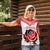 Custom England Rugby Women Polo Shirt Red Rose Sporty Style - Wonder Print Shop