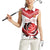 Custom England Rugby Women Sleeveless Polo Shirt Red Rose Sporty Style - Wonder Print Shop