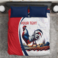 Personalized France Bedding Set French Rooster With Eiffel Tower - Wonder Print Shop