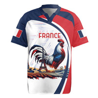 Personalized France Rugby Jersey French Rooster With Eiffel Tower - Wonder Print Shop