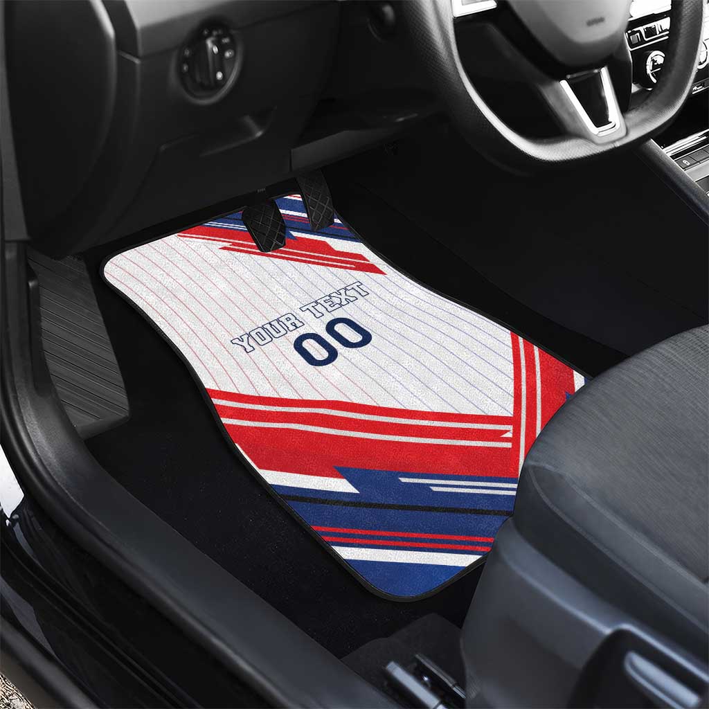 Custom French Football Car Mats France Rooster Mascot Come On Champions - Wonder Print Shop
