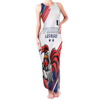 Custom French Football Family Matching Tank Maxi Dress and Hawaiian Shirt France Rooster Mascot Come On Champions - Wonder Print Shop