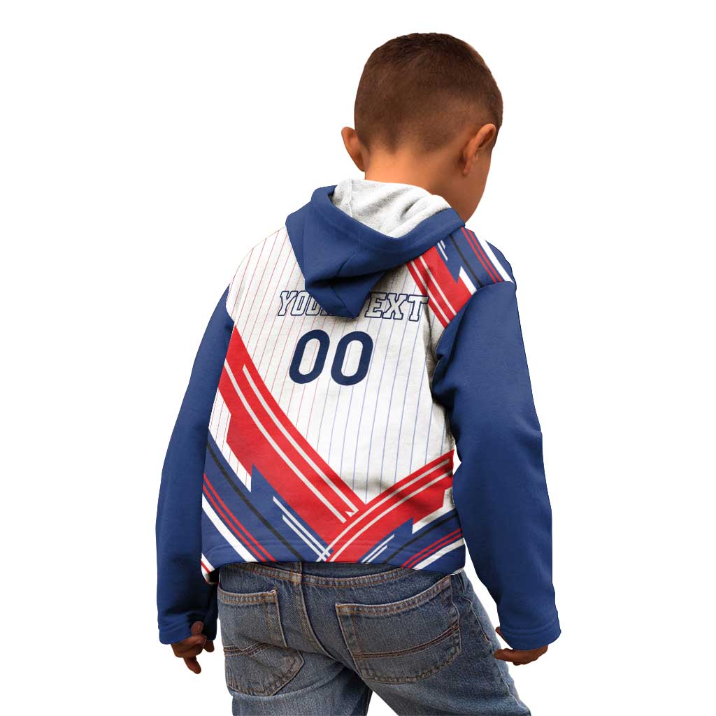 Custom French Football Kid Hoodie France Rooster Mascot Come On Champions - Wonder Print Shop