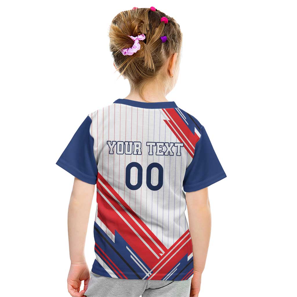 Custom French Football Kid T Shirt France Rooster Mascot Come On Champions - Wonder Print Shop