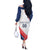Custom French Football Off The Shoulder Long Sleeve Dress France Rooster Mascot Come On Champions - Wonder Print Shop