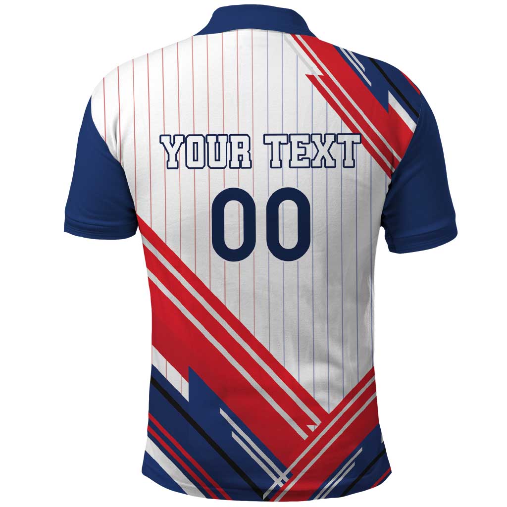 Custom French Football Polo Shirt France Rooster Mascot Come On Champions - Wonder Print Shop