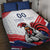 Custom French Football Quilt Bed Set France Rooster Mascot Come On Champions - Wonder Print Shop