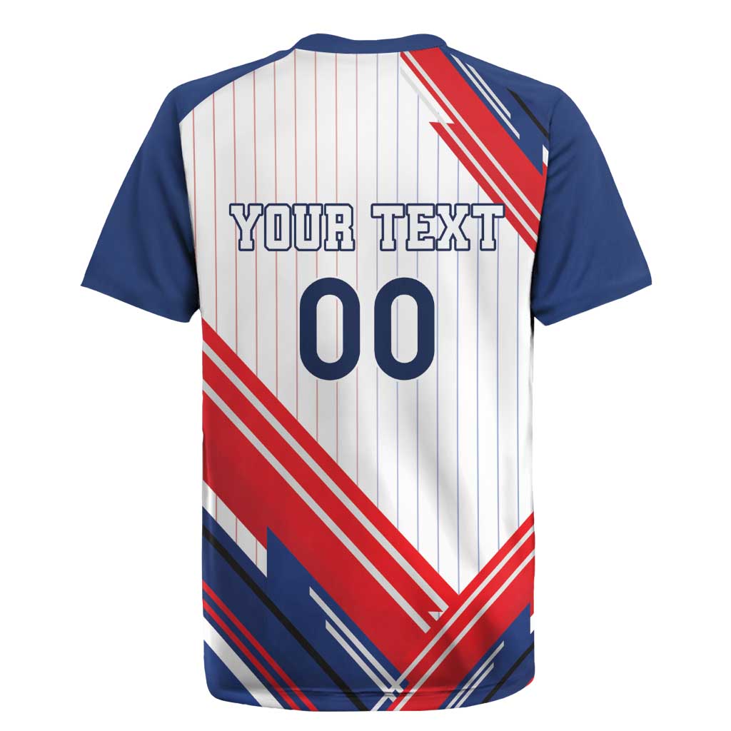 Custom French Football Rugby Jersey France Rooster Mascot Come On Champions - Wonder Print Shop