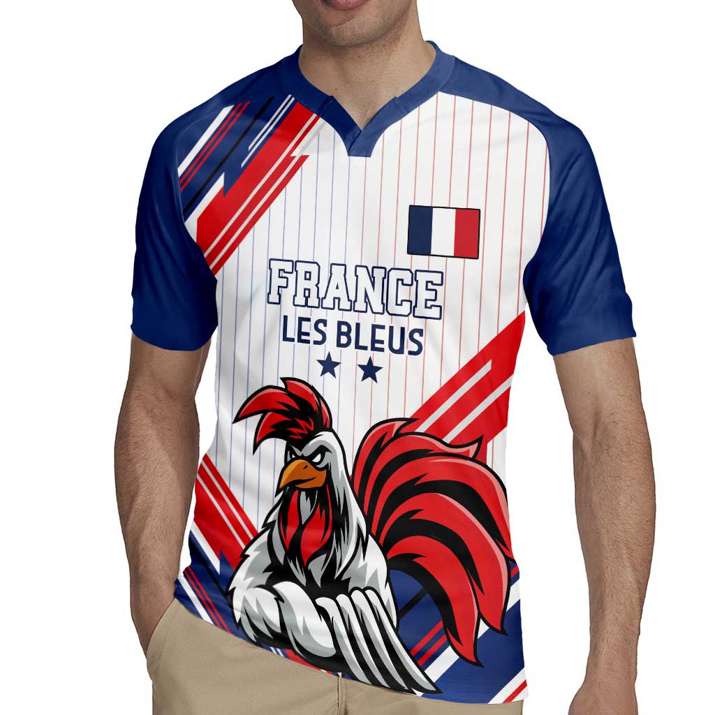Custom French Football Rugby Jersey France Rooster Mascot Come On Champions - Wonder Print Shop