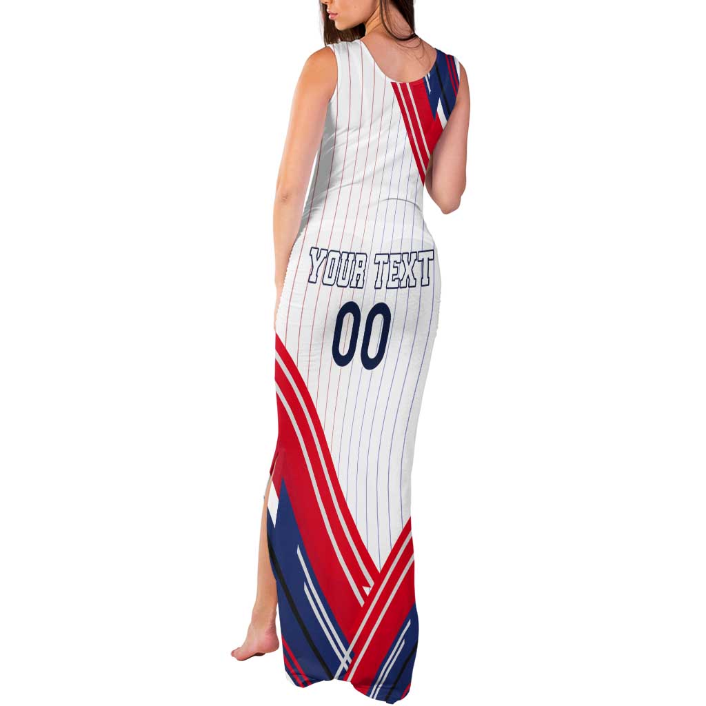 Custom French Football Tank Maxi Dress France Rooster Mascot Come On Champions - Wonder Print Shop