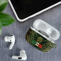 Mexico Football AirPods Case Aztec Pattern Eagle - Wonder Print Shop