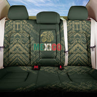 Mexico Football Back Car Seat Cover Aztec Pattern Eagle - Wonder Print Shop