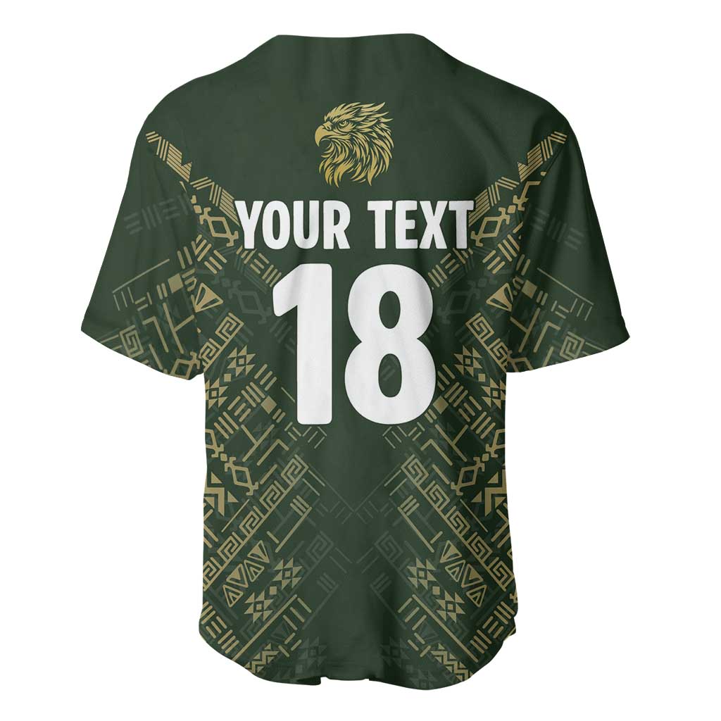 Custom Mexico Football Baseball Jersey Aztec Pattern Eagle - Wonder Print Shop
