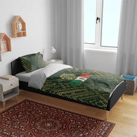 Mexico Football Bedding Set Aztec Pattern Eagle - Wonder Print Shop