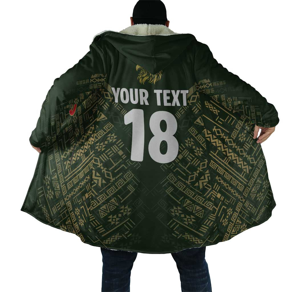 Custom Mexico Football Cloak Aztec Pattern Eagle - Wonder Print Shop