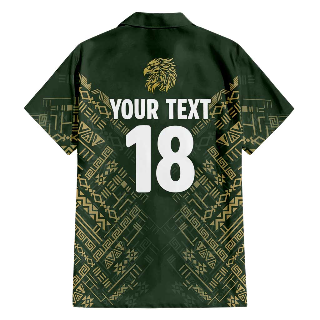 Custom Mexico Football Family Matching Off Shoulder Maxi Dress and Hawaiian Shirt Aztec Pattern Eagle - Wonder Print Shop